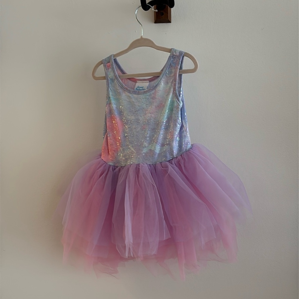 Great Pretenders sparkling pink and purple costume dress